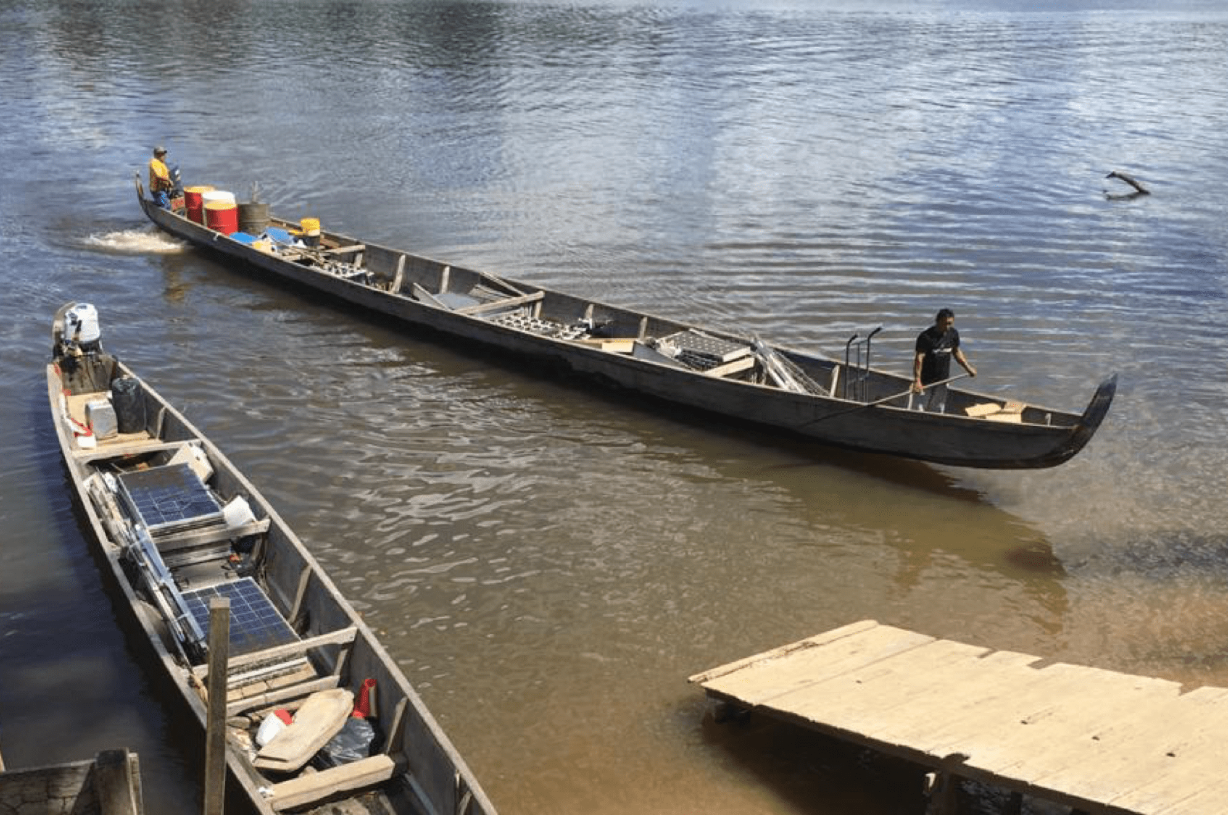 Collecte de panneaux solaires photovoltaïques en Guyane